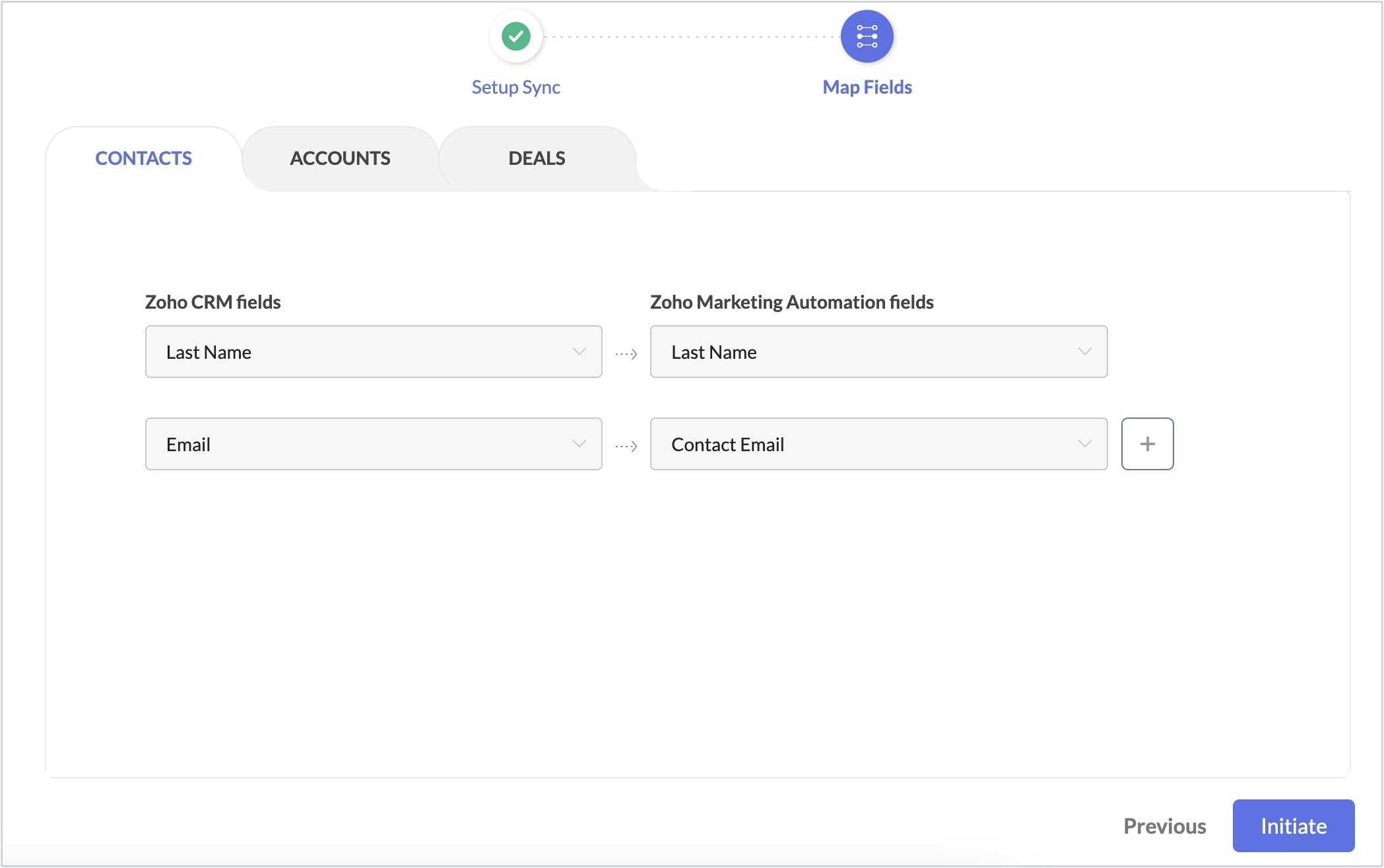 field mapping crm