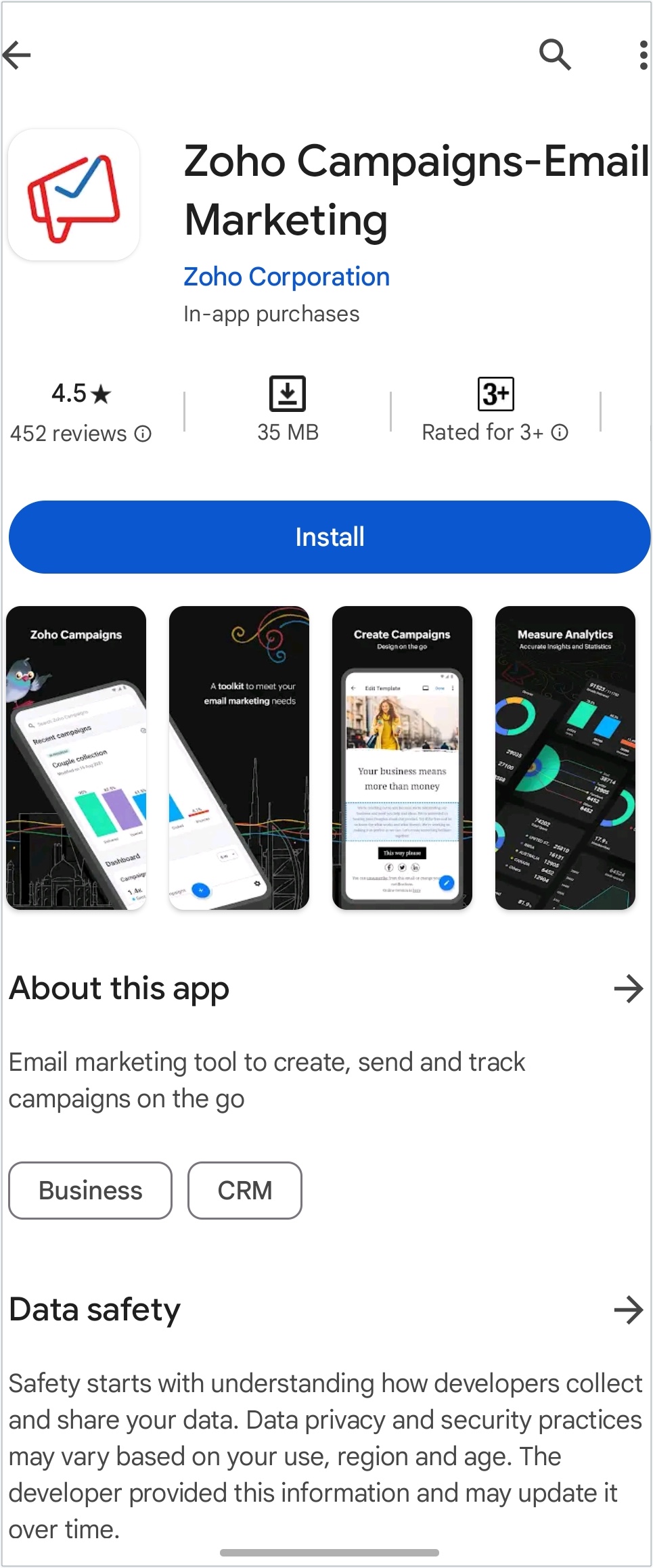 android campaign install