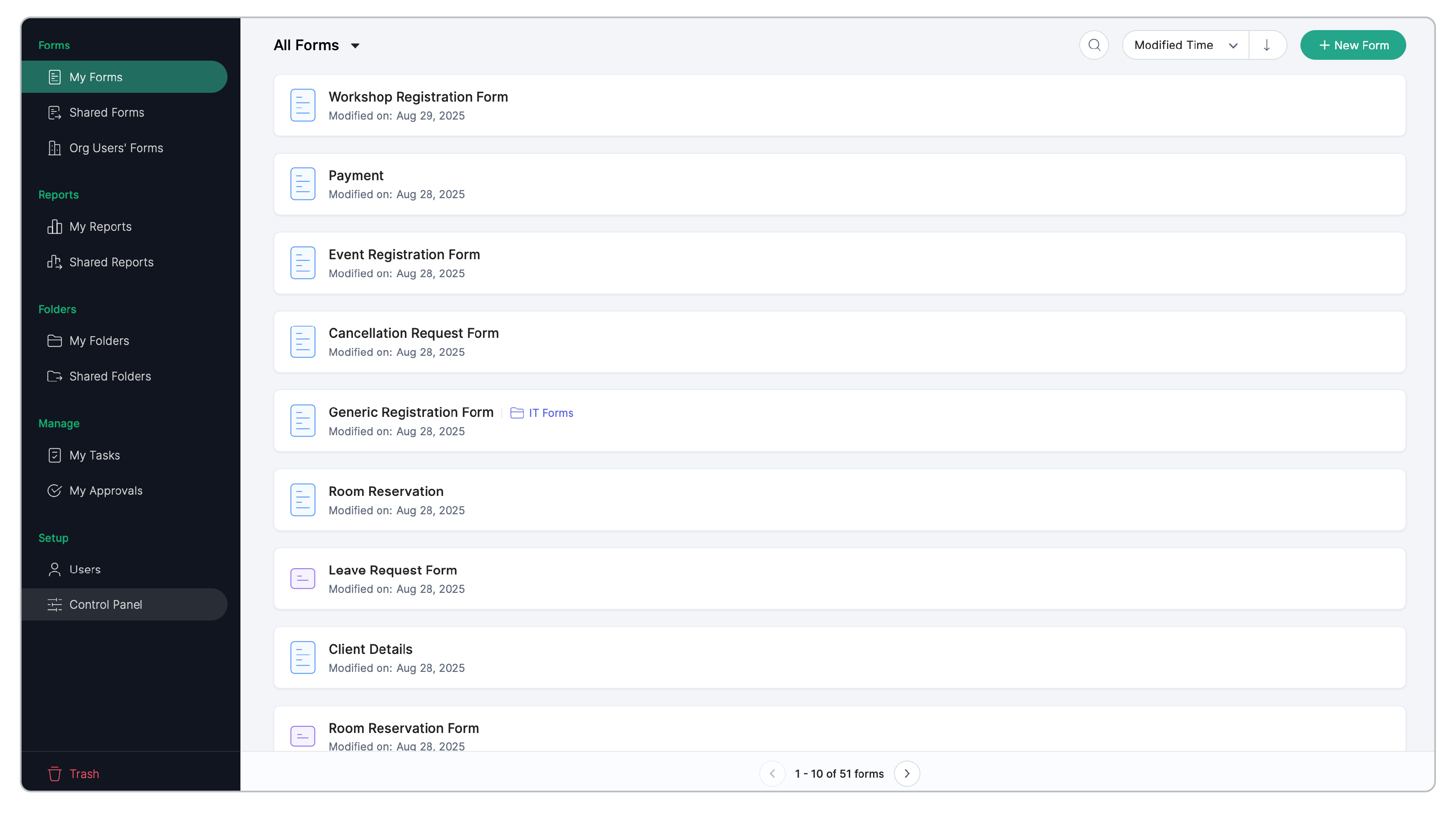 Navigate to Control Panel