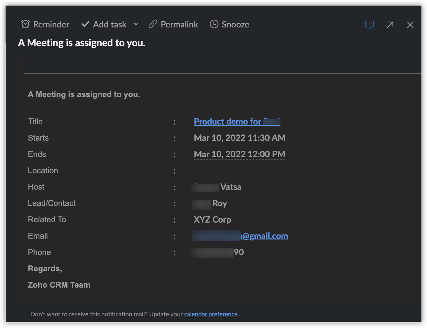 FAQs On Calendar Booking In Zoho CRM