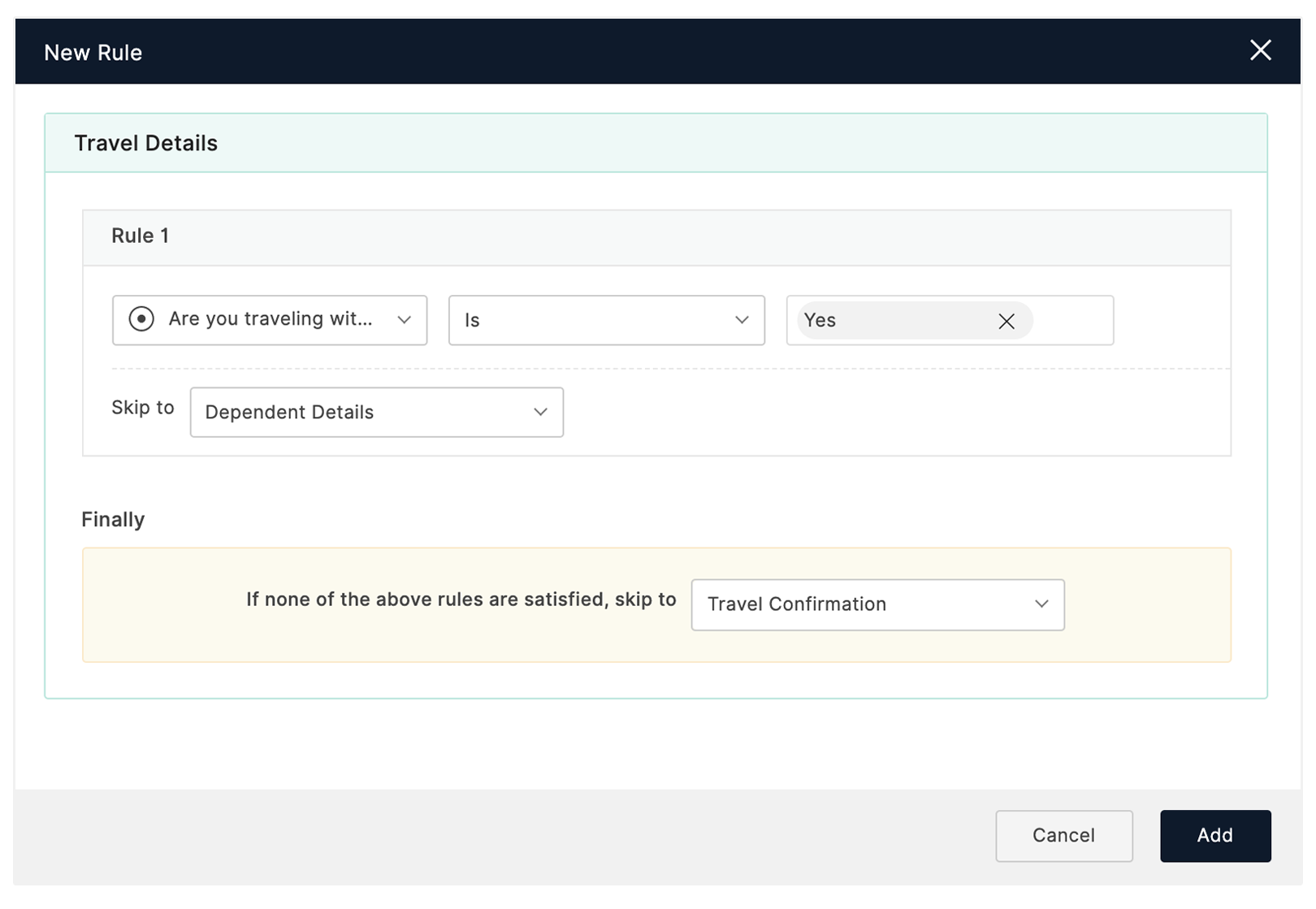 Page Rule configuration