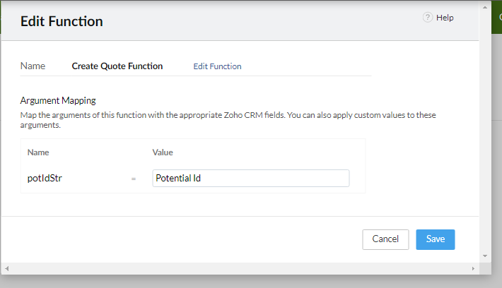 Function 5 Create Quotes From Deals With Just The Click Of A Button